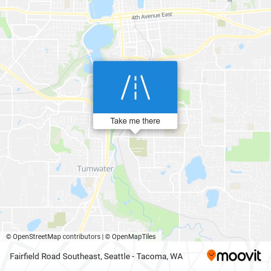 Fairfield Road Southeast map