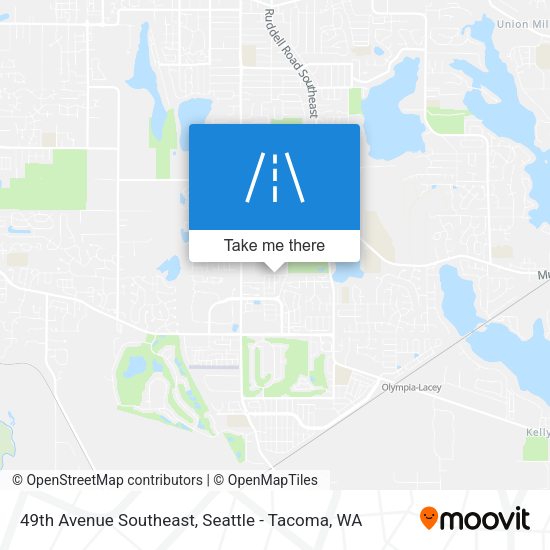 49th Avenue Southeast map