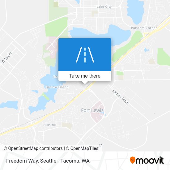 Freedom Way map