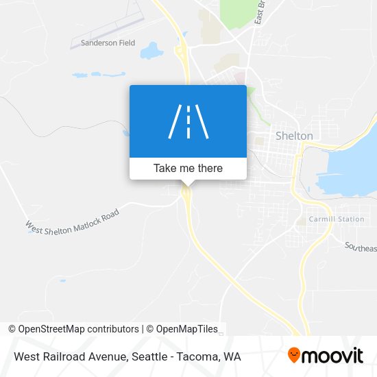 Mapa de West Railroad Avenue