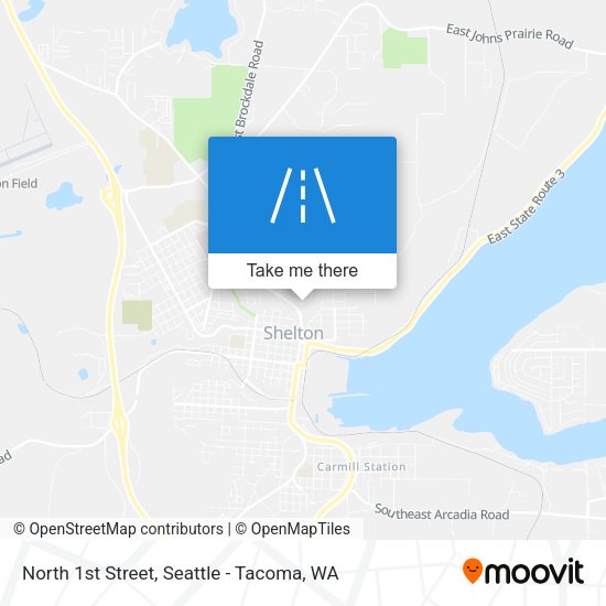 Mapa de North 1st Street