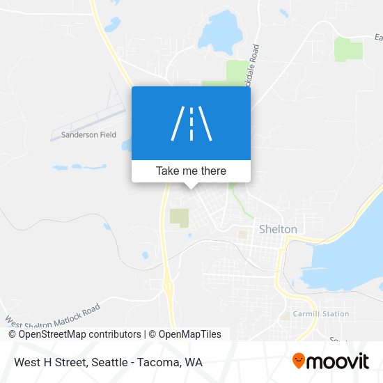 West H Street map