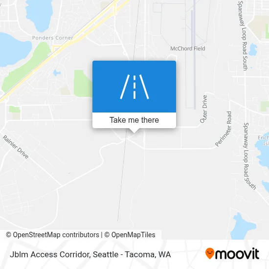Jblm Access Corridor map