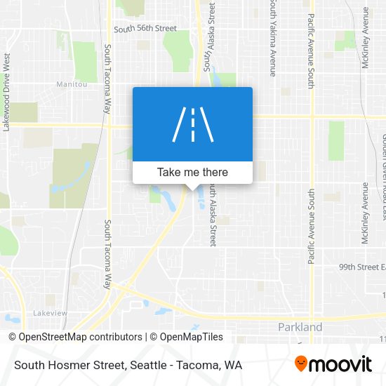 South Hosmer Street map