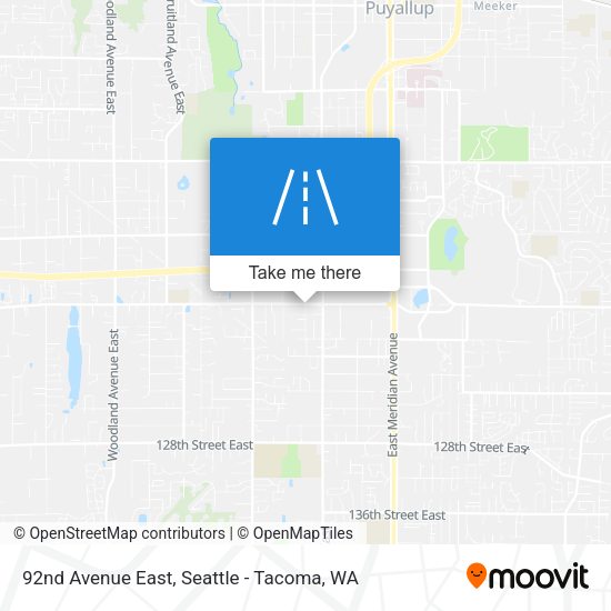 Mapa de 92nd Avenue East