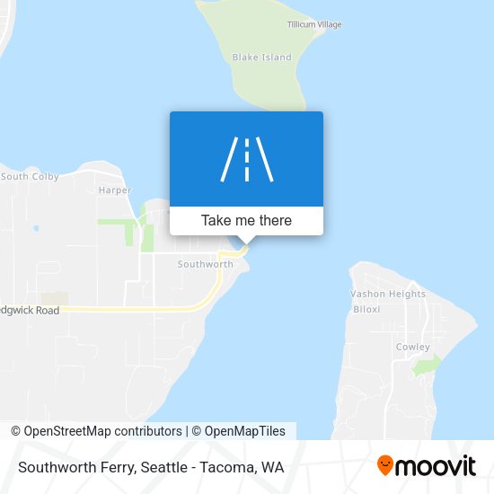 Mapa de Southworth Ferry