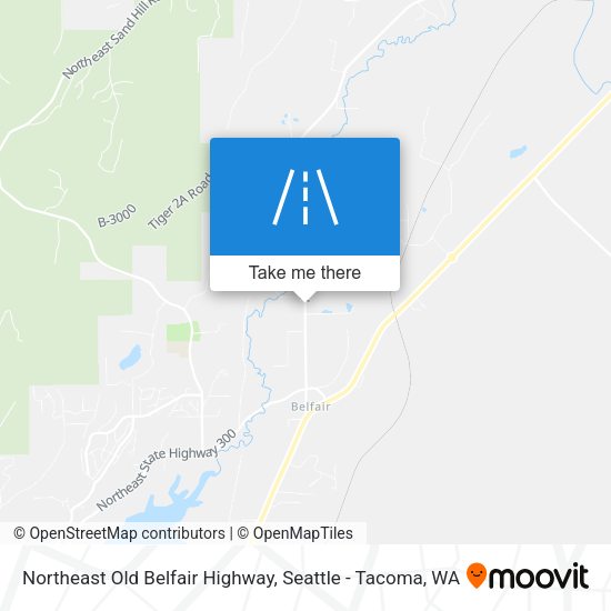 Mapa de Northeast Old Belfair Highway