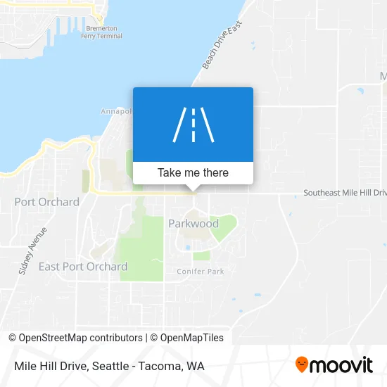 Mile Hill Drive map