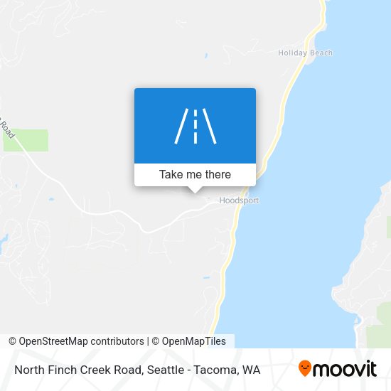 Mapa de North Finch Creek Road