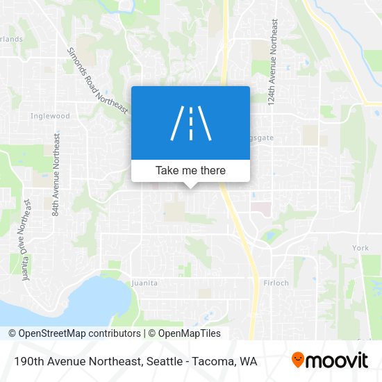 Mapa de 190th Avenue Northeast