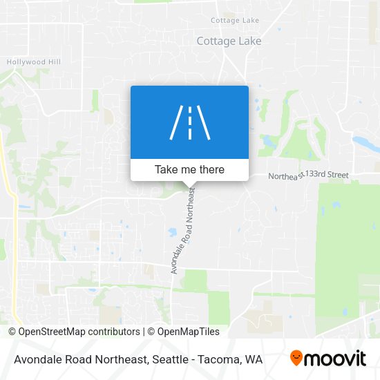 Mapa de Avondale Road Northeast