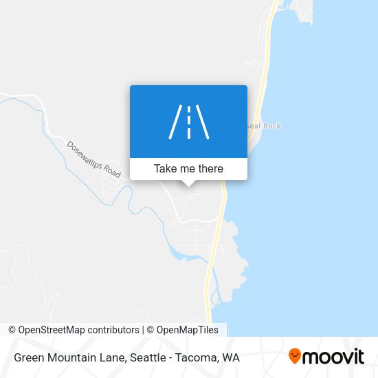 Green Mountain Lane map