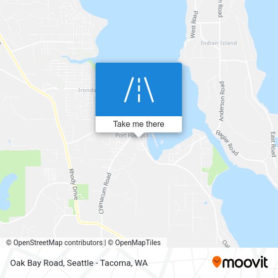 Mapa de Oak Bay Road