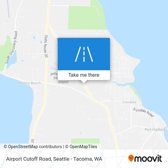 Airport Cutoff Road map