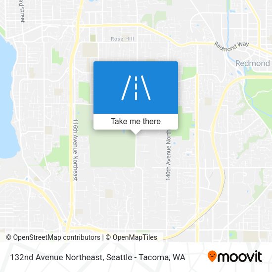Mapa de 132nd Avenue Northeast
