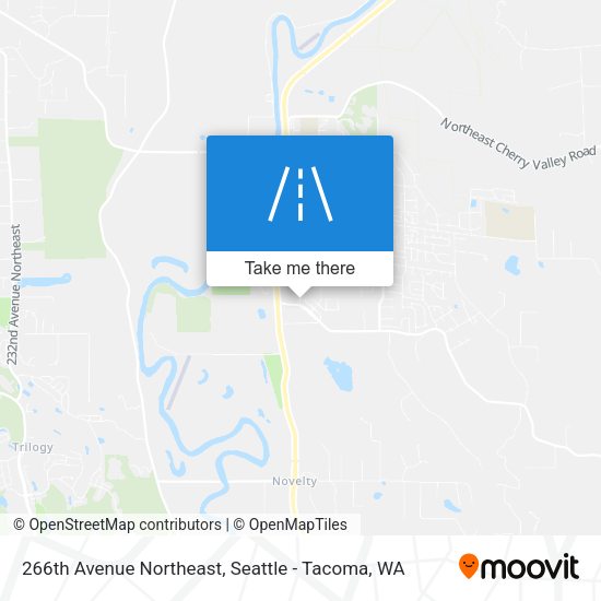 266th Avenue Northeast map