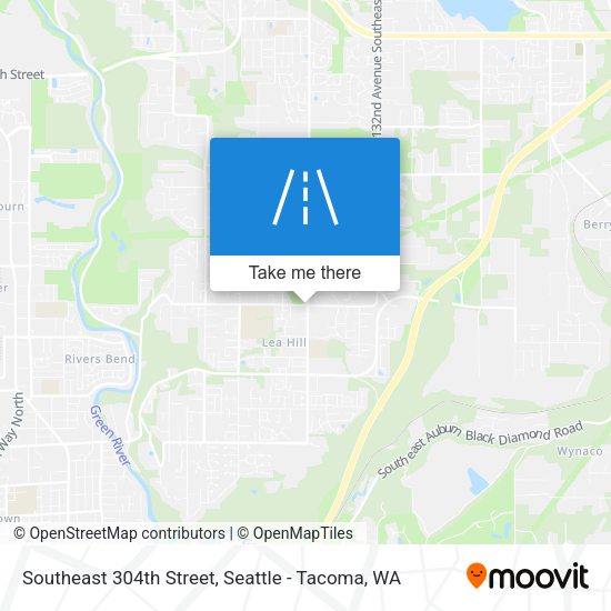 Mapa de Southeast 304th Street