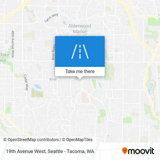 Mapa de 19th Avenue West