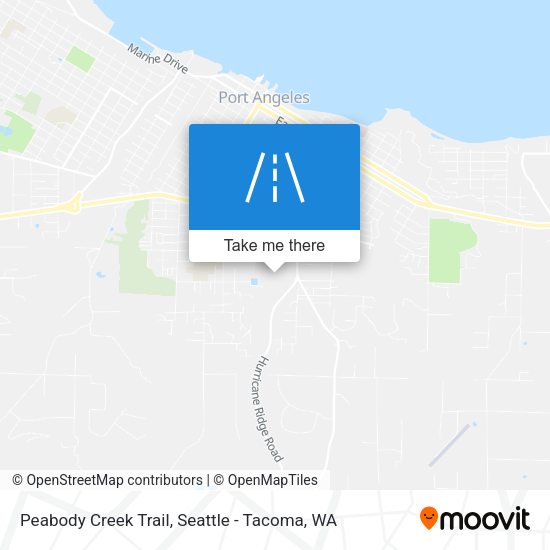 Peabody Creek Trail map