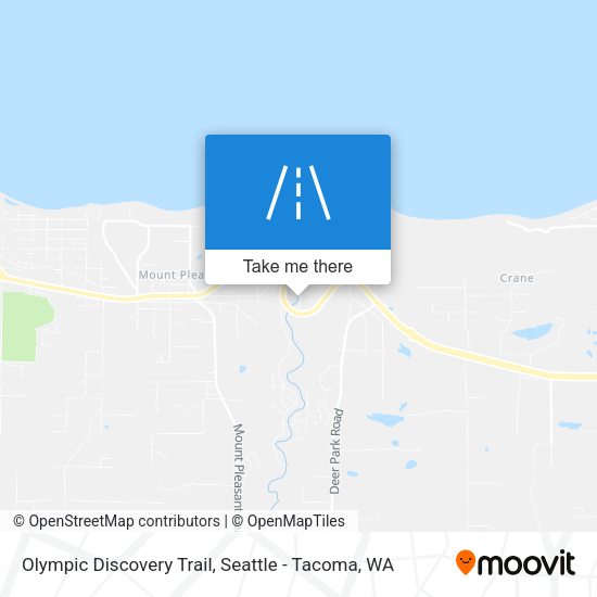 Mapa de Olympic Discovery Trail