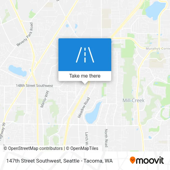 147th Street Southwest map
