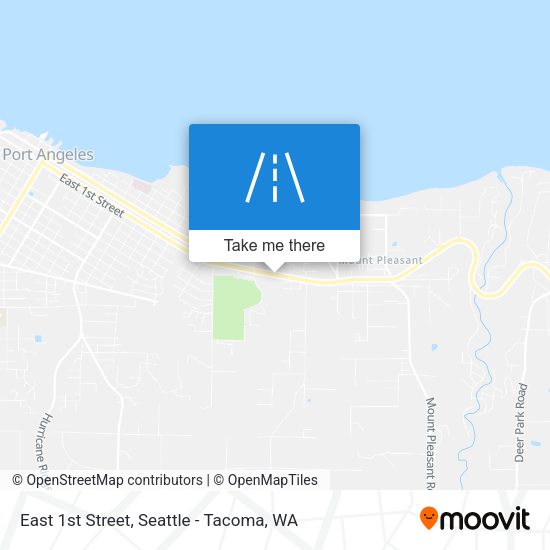 Mapa de East 1st Street