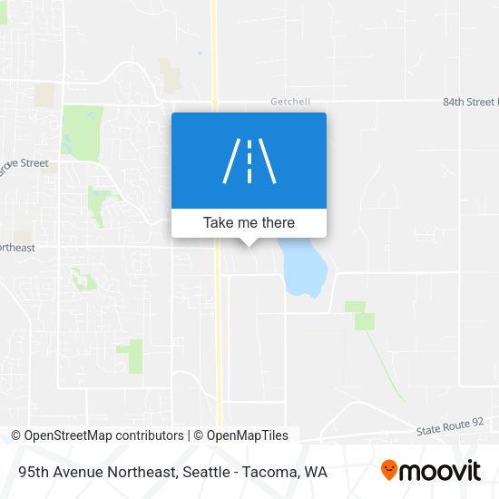 95th Avenue Northeast map
