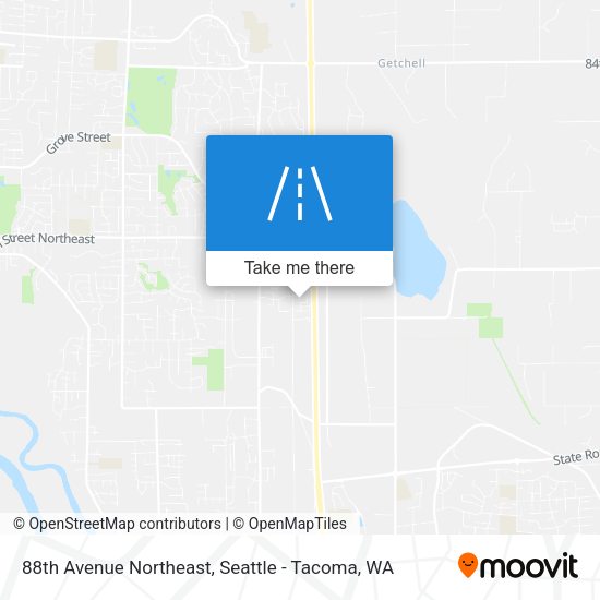 Mapa de 88th Avenue Northeast