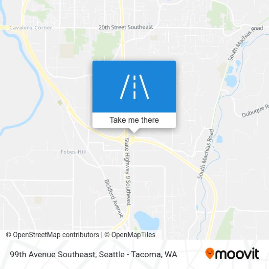 99th Avenue Southeast map