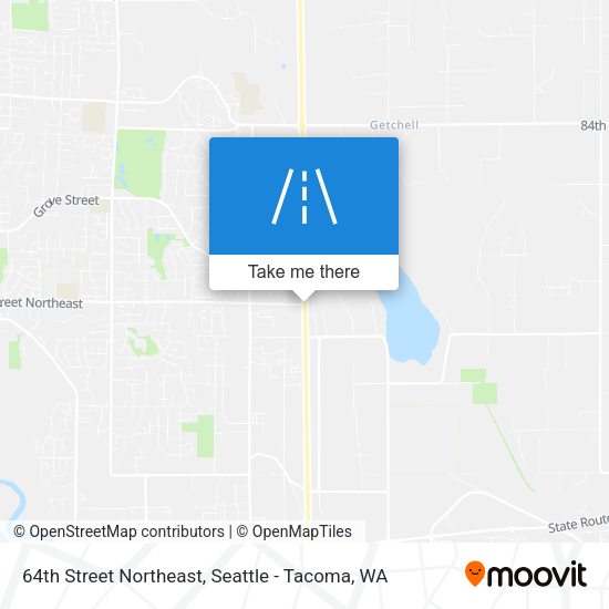 Mapa de 64th Street Northeast