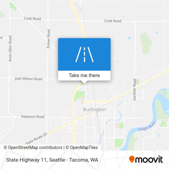 State Highway 11 map