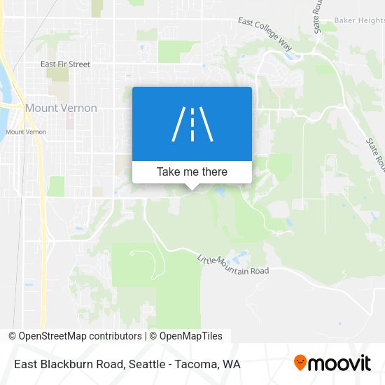 East Blackburn Road map