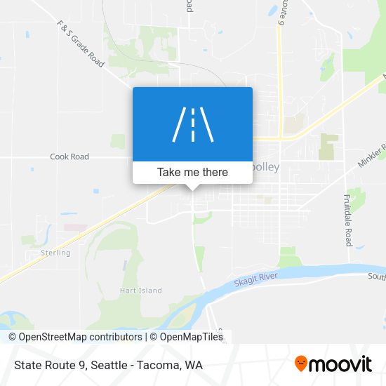 State Route 9 map