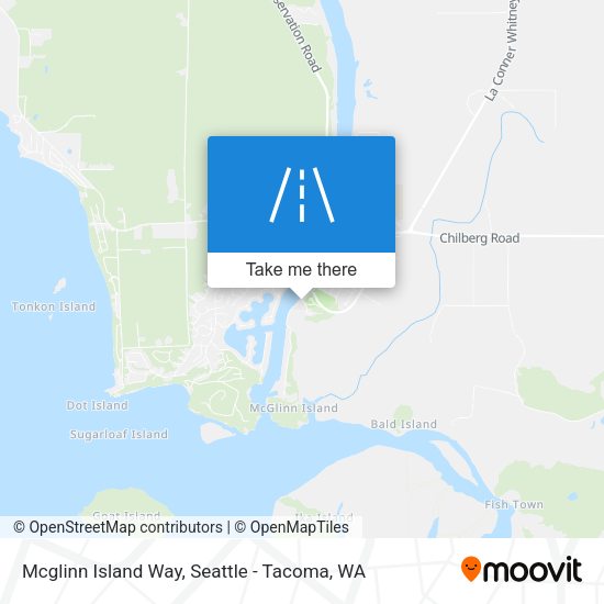 Mcglinn Island Way map