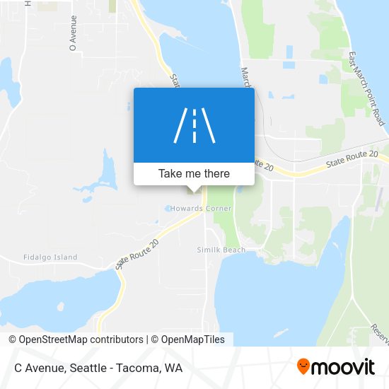 C Avenue map