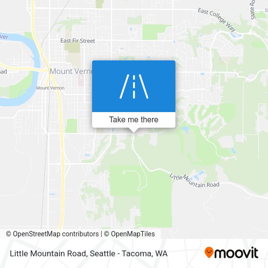 Mapa de Little Mountain Road