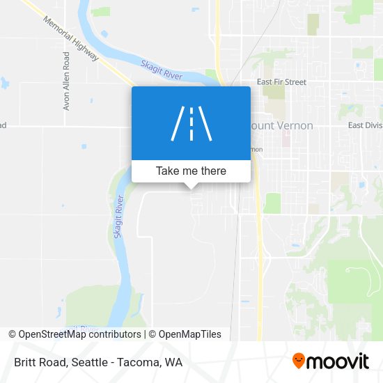 Britt Road map