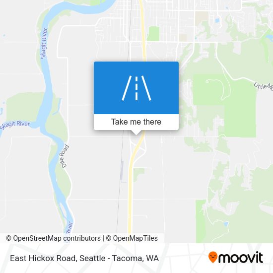 East Hickox Road map