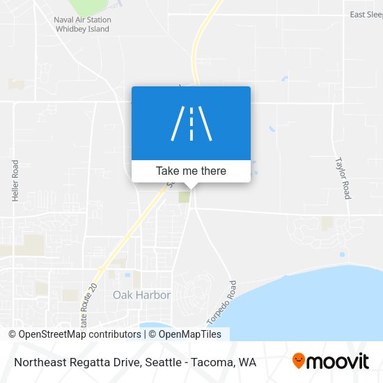 Northeast Regatta Drive map