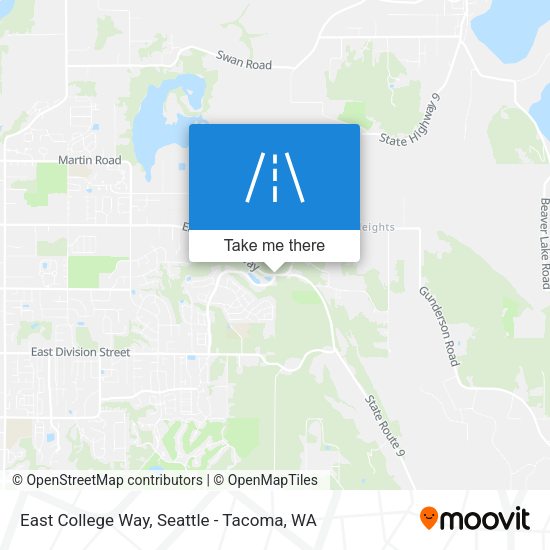 East College Way map