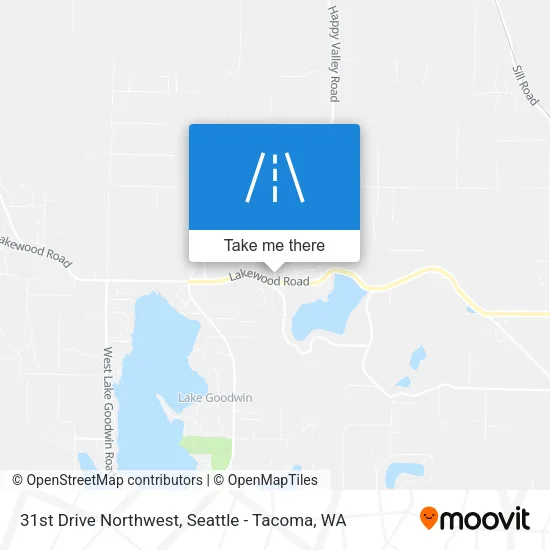 31st Drive Northwest map