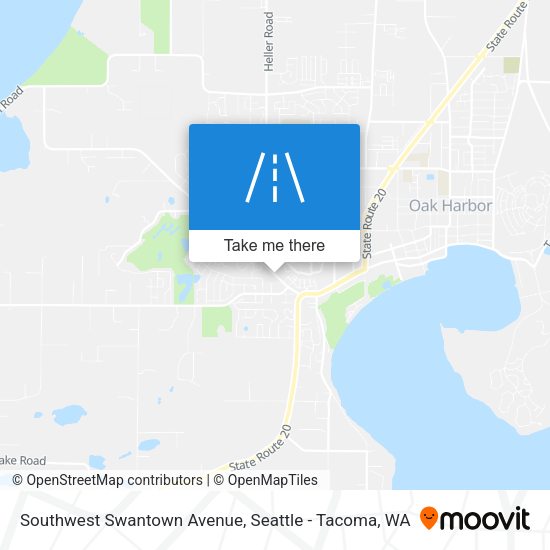 Mapa de Southwest Swantown Avenue