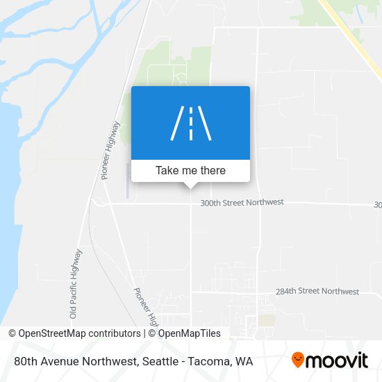 Mapa de 80th Avenue Northwest