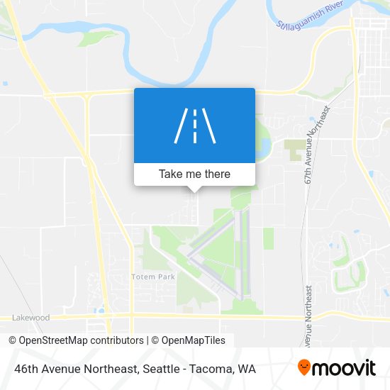 46th Avenue Northeast map