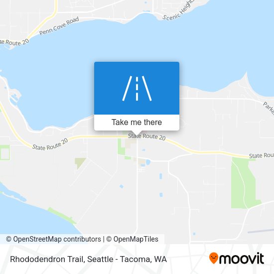 Mapa de Rhododendron Trail