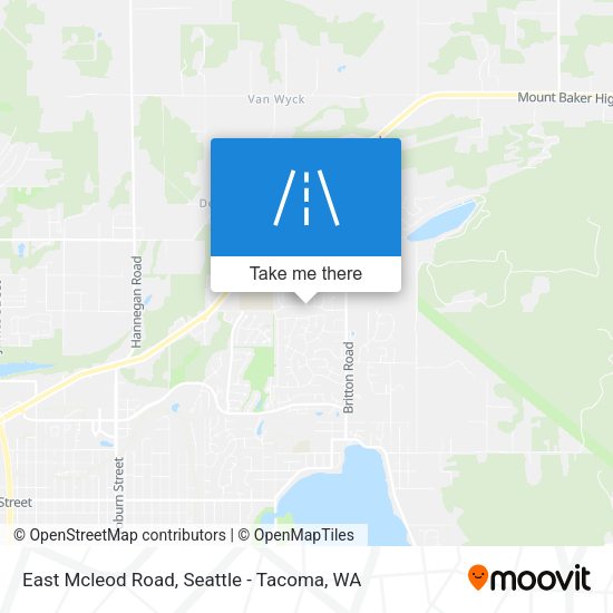 Mapa de East Mcleod Road