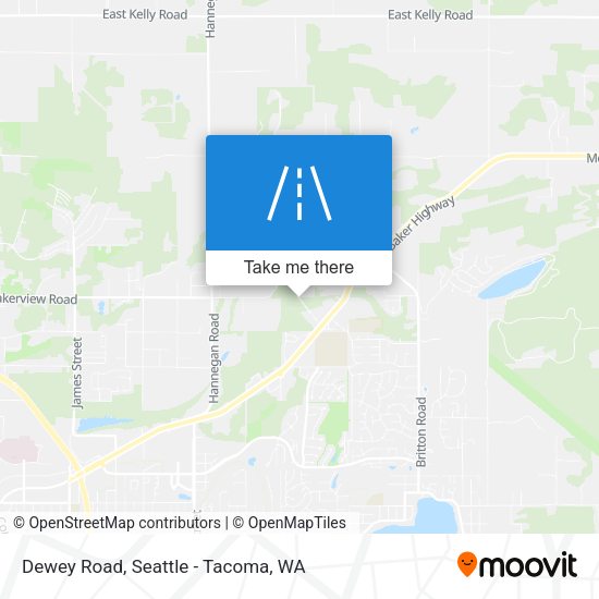 Dewey Road map
