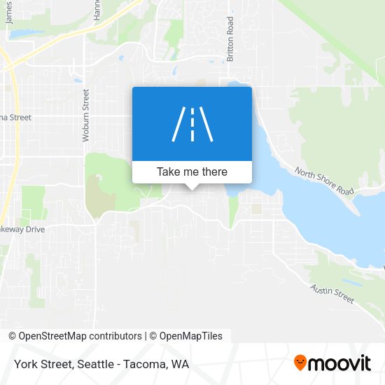 York Street map