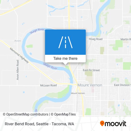 River Bend Road map