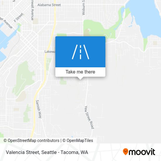 Valencia Street map